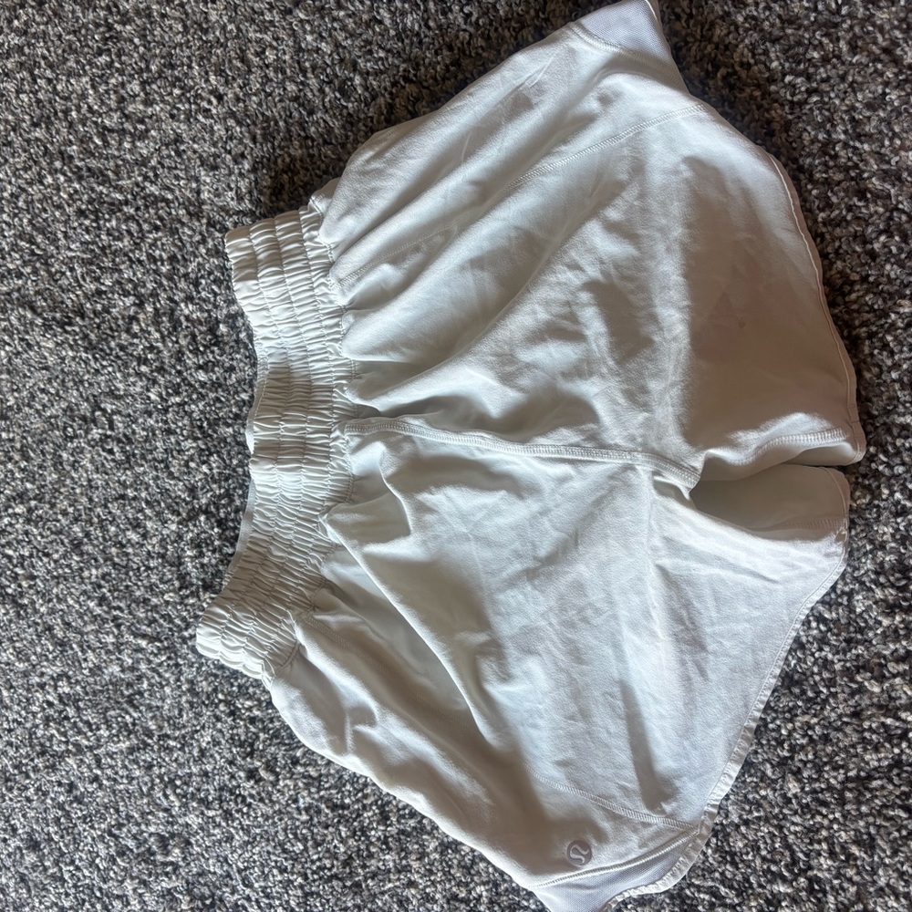 lululemon athletica White Athletic Shorts